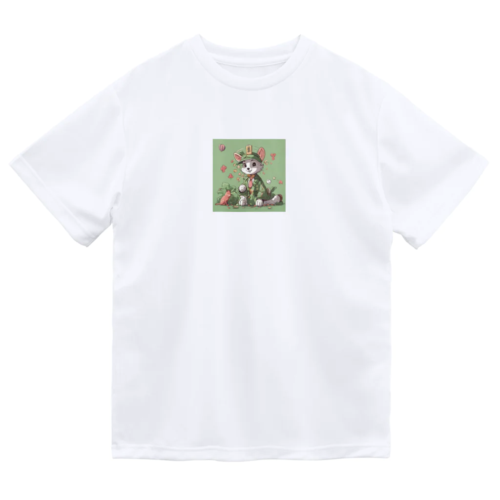 かがわの幸運の猫 Dry T-Shirt