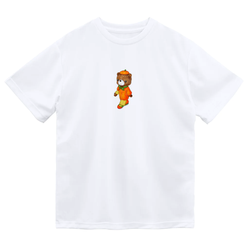 satoayaのアニマルカフェのフルーツファッション　カキ Dry T-Shirt