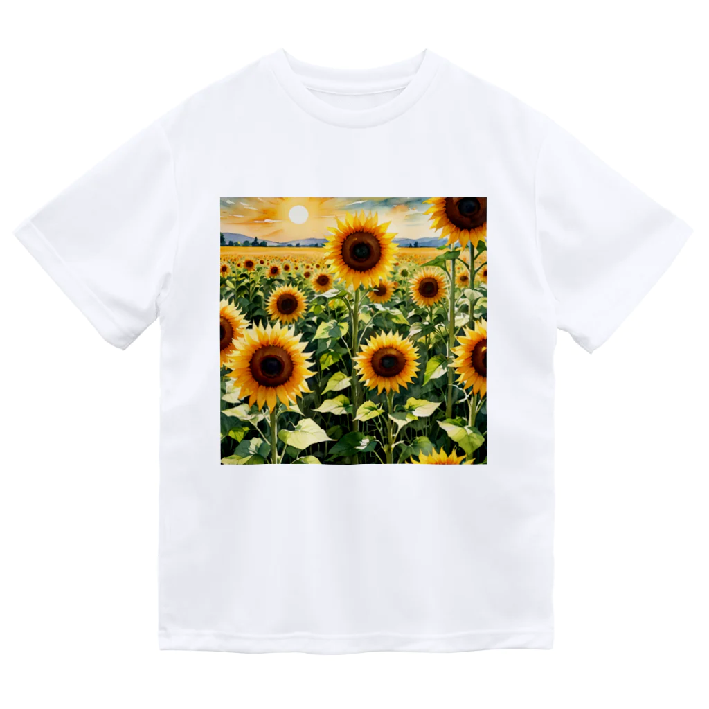 LOGOstylesの変わらぬ　ひまわり Dry T-Shirt