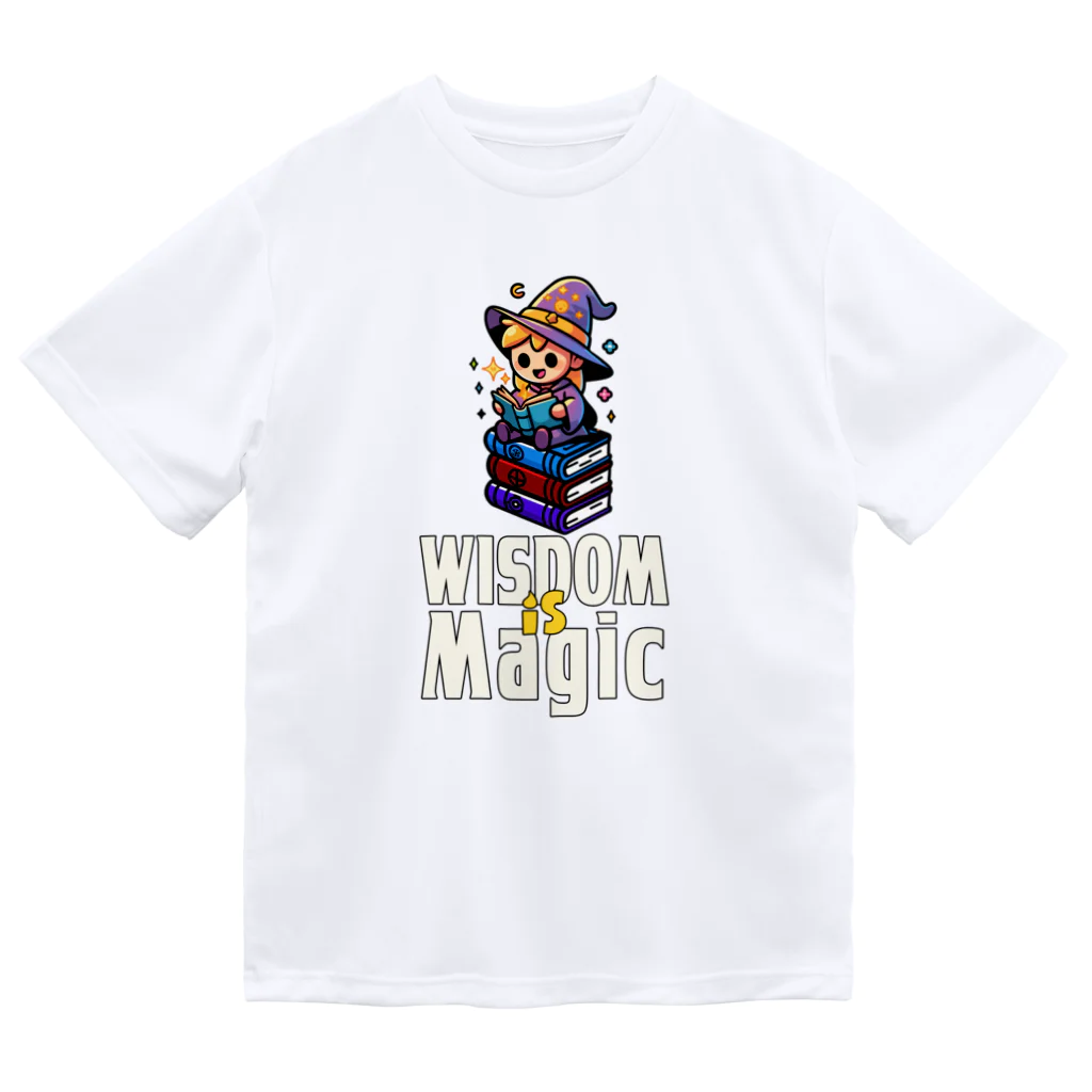 Stylo Tee Shopの知恵は魔法の魔女 ドライTシャツ