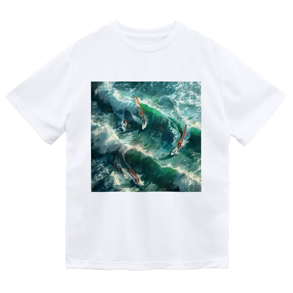 AQUAMETAVERSEのsupとwindsurfingrレース　エンジェル717 2065 Dry T-Shirt