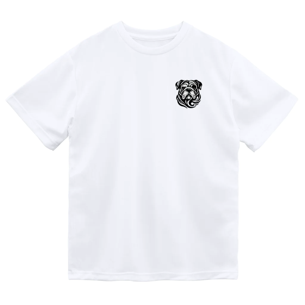 ブヒーズのtattoo bulldog Dry T-Shirt