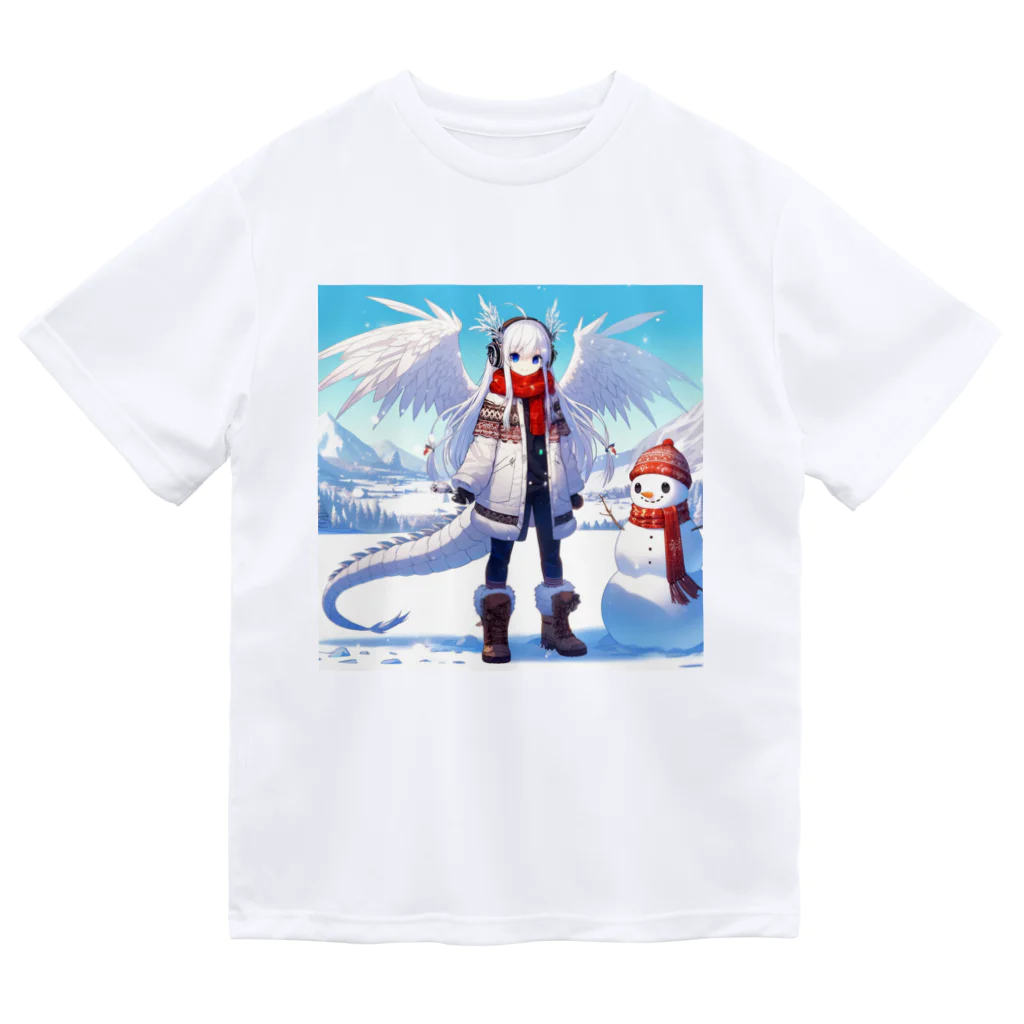 静寂工房の音の氷のドラゴン（Ice Dragons） ドライTシャツ