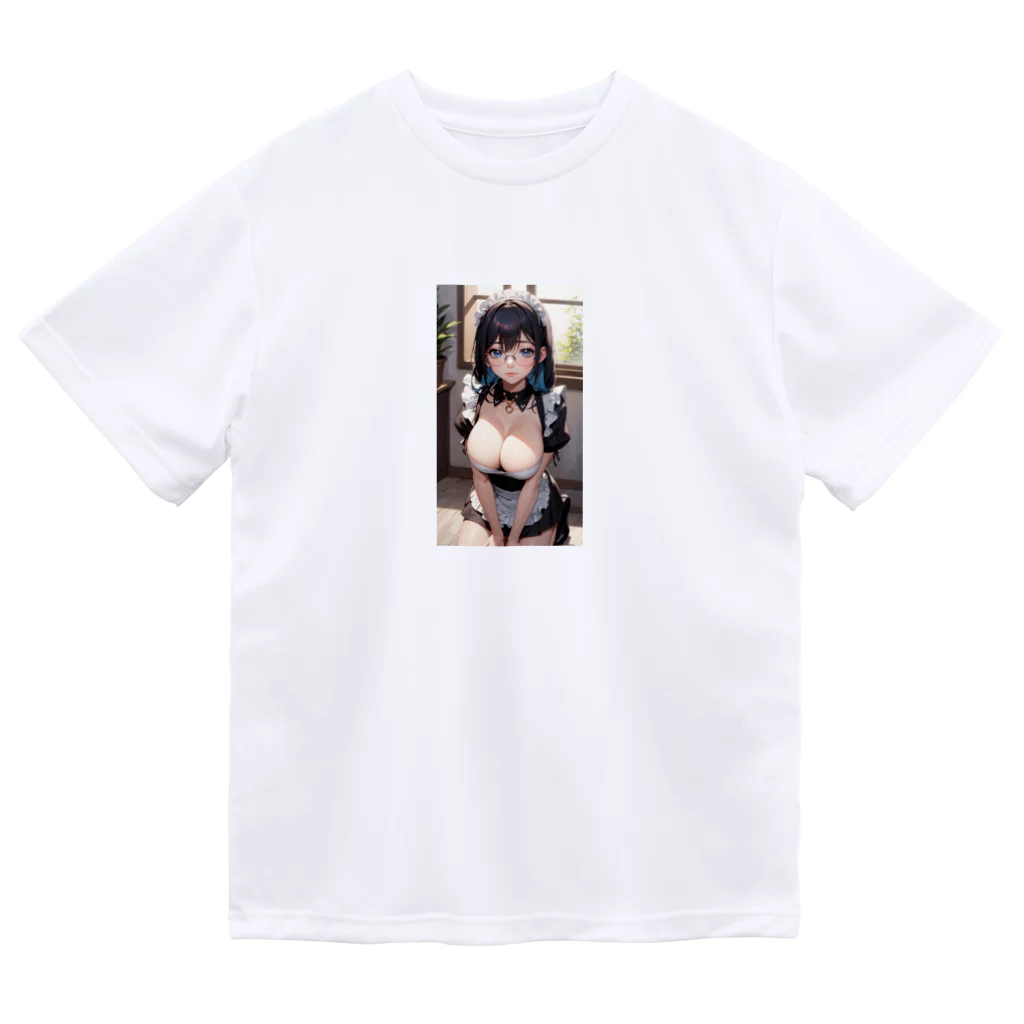 美少女学院の黒髪美少女　美鈴ちゃん　メイド Dry T-Shirt