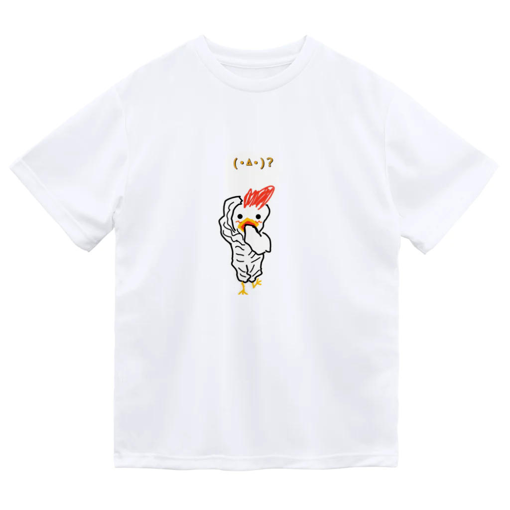 そらいろのJewelの(*˙꒫˙* ) 顔ニワさん🐔 Dry T-Shirt