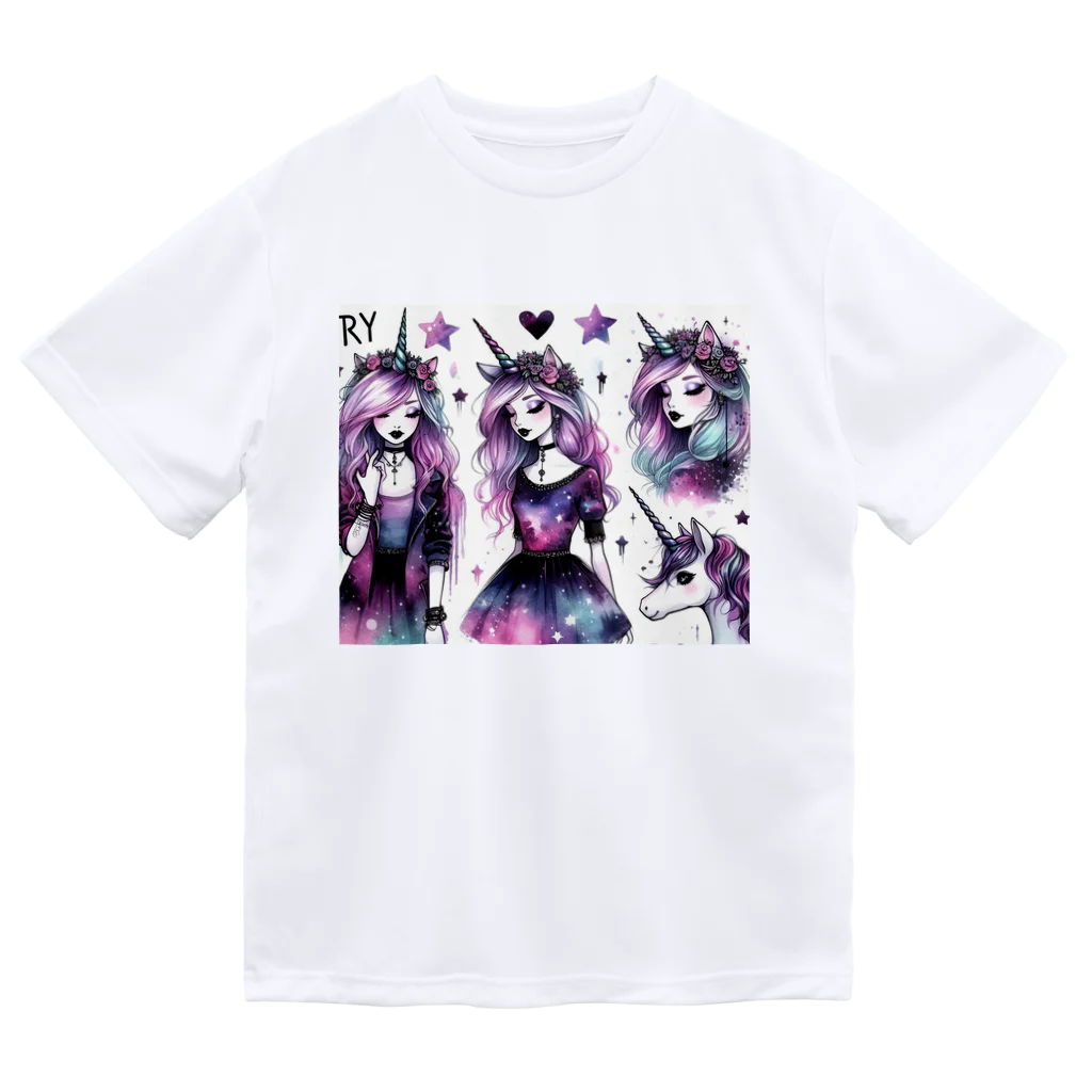 momonekokoのユニコーンGIRL ドライTシャツ