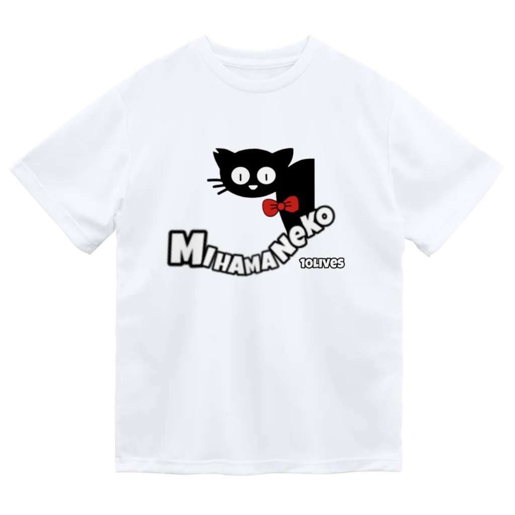 mihamaneko の美浜ねこオリジナル ドライTシャツ