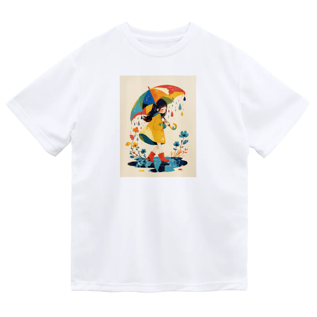 AQUAMETAVERSEのカラフルな雨の日  Hime  2530 Dry T-Shirt