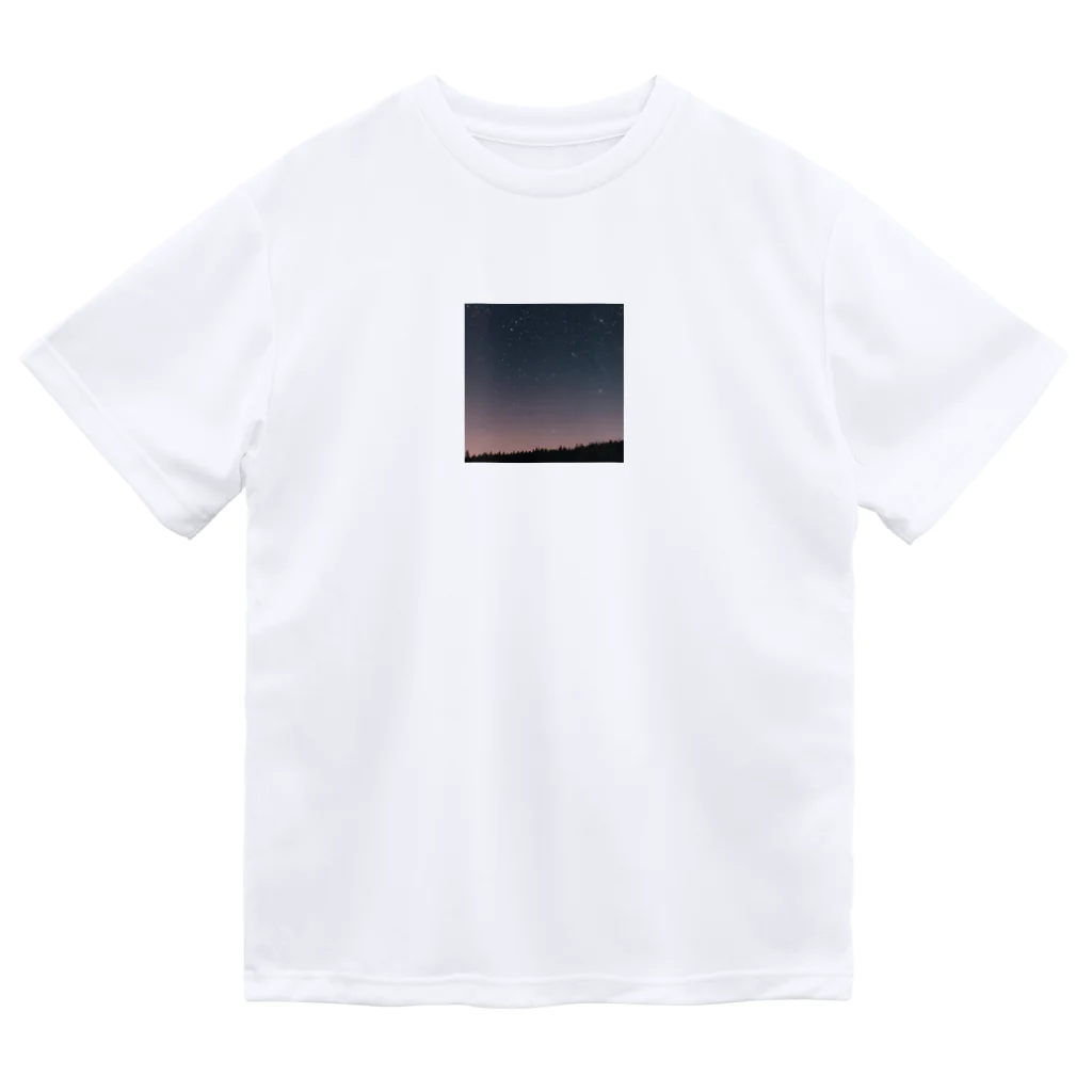 Chama's shopの星空 Dry T-Shirt