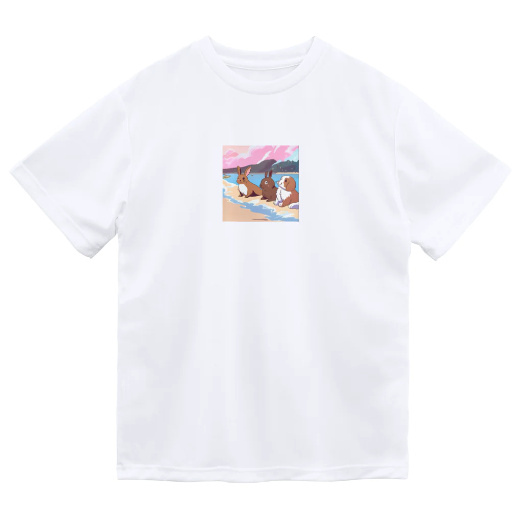 Chama's shopのビーチアニマル Dry T-Shirt