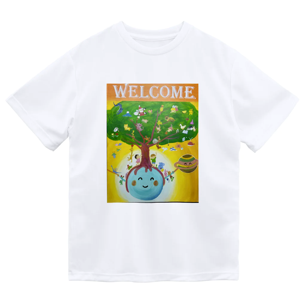 yoko-art-121のwelcome ドライTシャツ