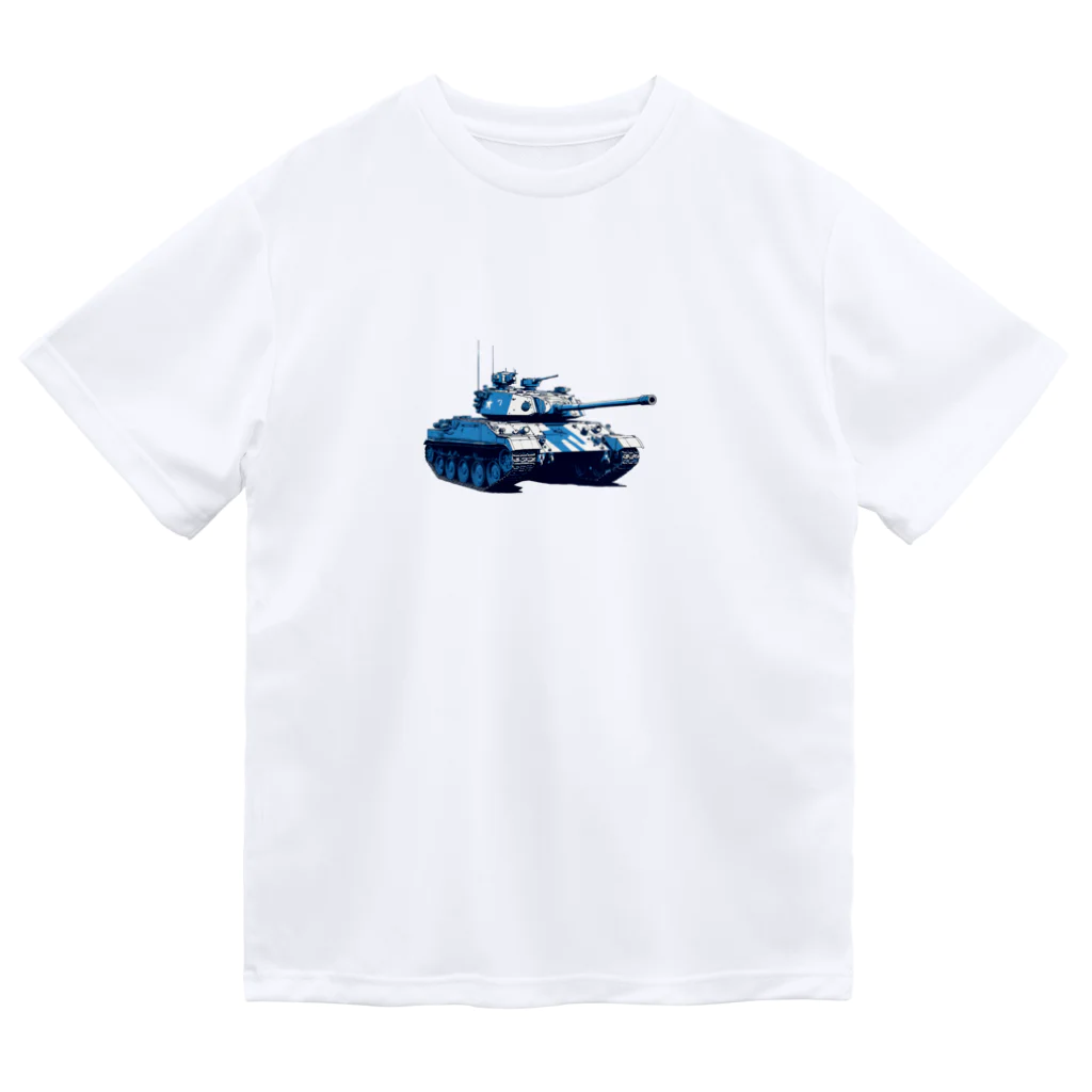 mochikun7の戦車イラスト04 ドライTシャツ