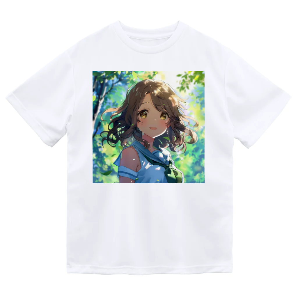 AQUAMETAVERSEのセーラー服の可愛い女の子　Tomoe bb 2712 ドライTシャツ