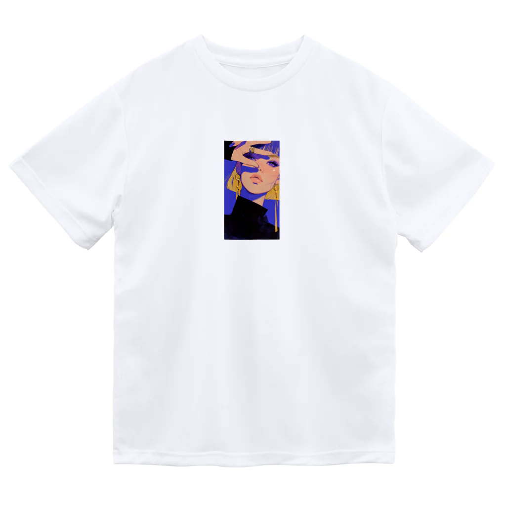 chill.lofi4545のアツい！カラフルなファッション ドライTシャツ