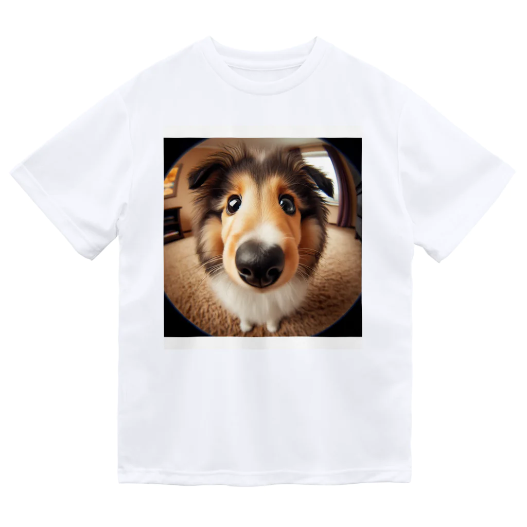 mermaidのcollie Dry T-Shirt