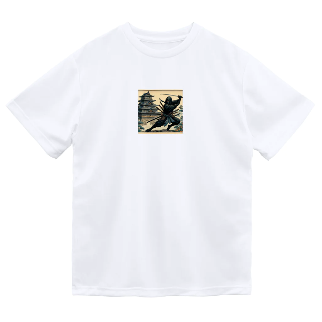 Cool Japanese CultureのShadow Dance: Ninja and the Old Castle -Shinobi-  Dry T-Shirt