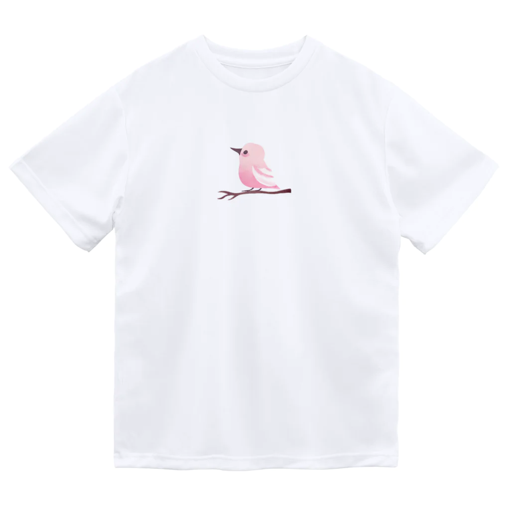 mikankanのピンクの小鳥ちゃん Dry T-Shirt