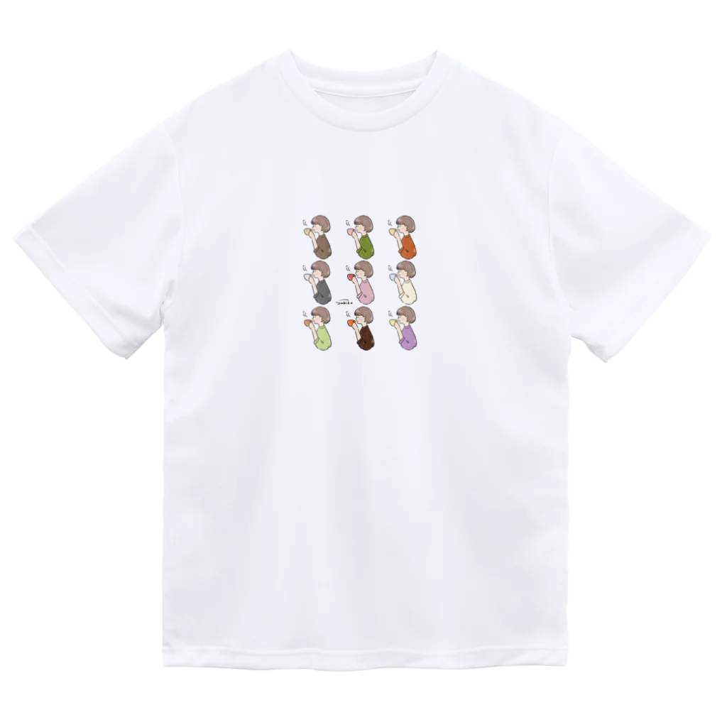 Sakikoのほっとひと息つく女の子　オール Dry T-Shirt