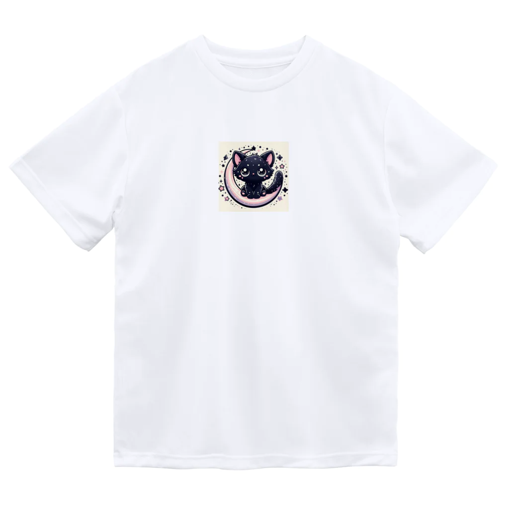 beni35の月猫ミュウミュウ ドライTシャツ