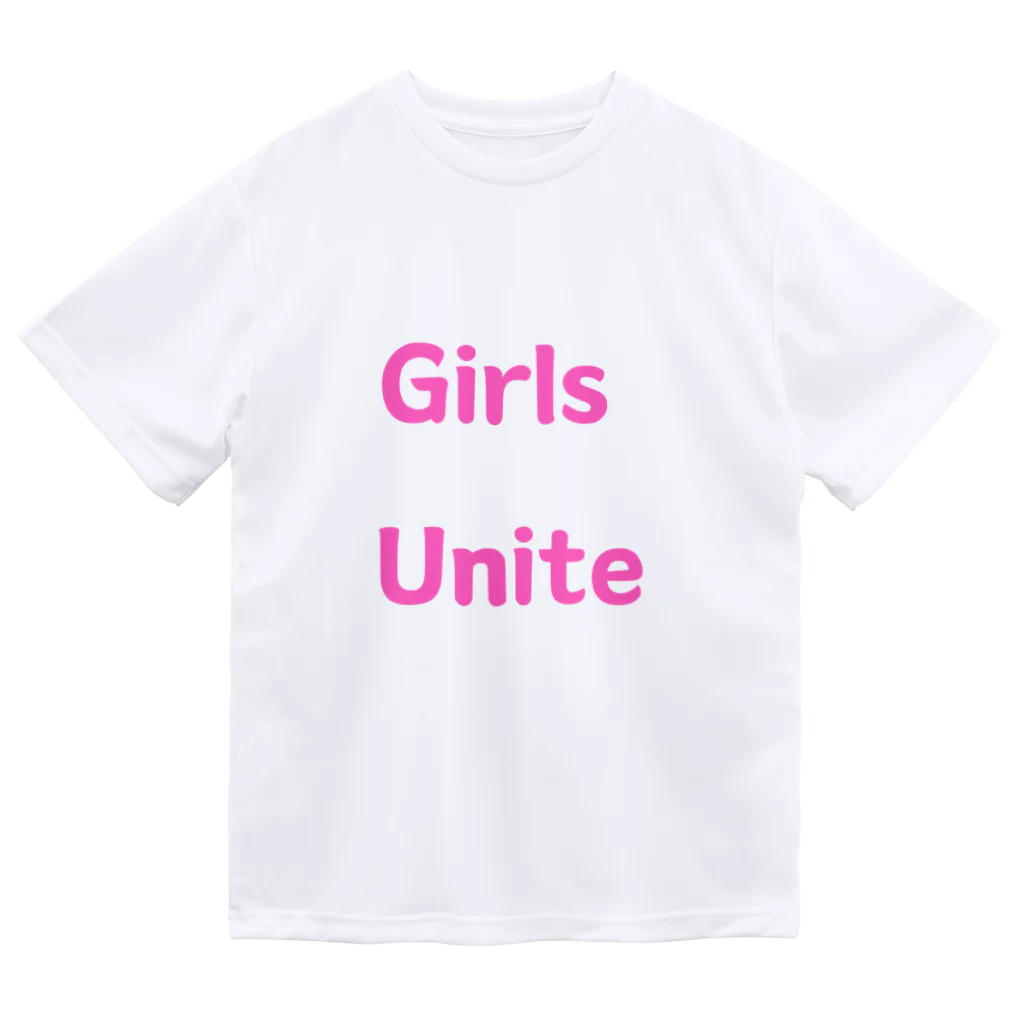 あい・まい・みぃのGirls Unite-女性たちが団結して力を合わせる言葉 Dry T-Shirt