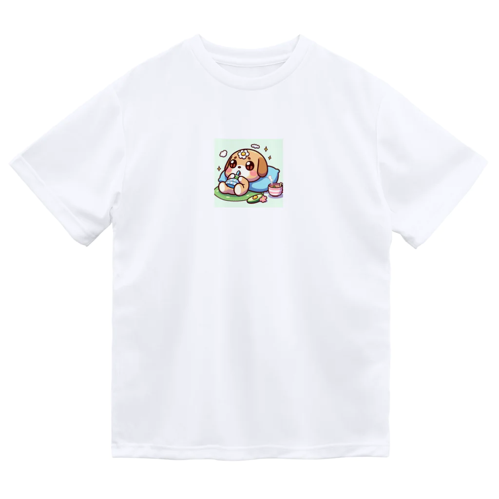 りのショップの癒されるゆるカワ犬グッズ ドライTシャツ