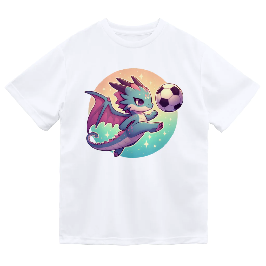 幸運アイテムデポの幸運の翼ドラゴンキック ドライTシャツ