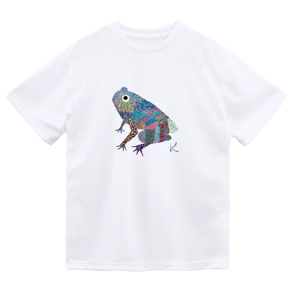 きらりのカエル ドライTシャツ