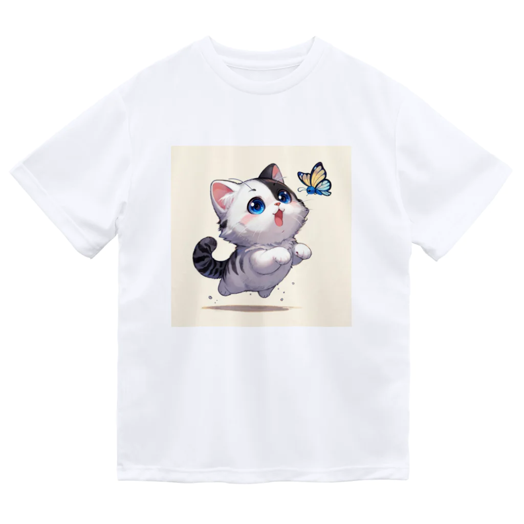 yos-1292583のねこニコばん ドライTシャツ