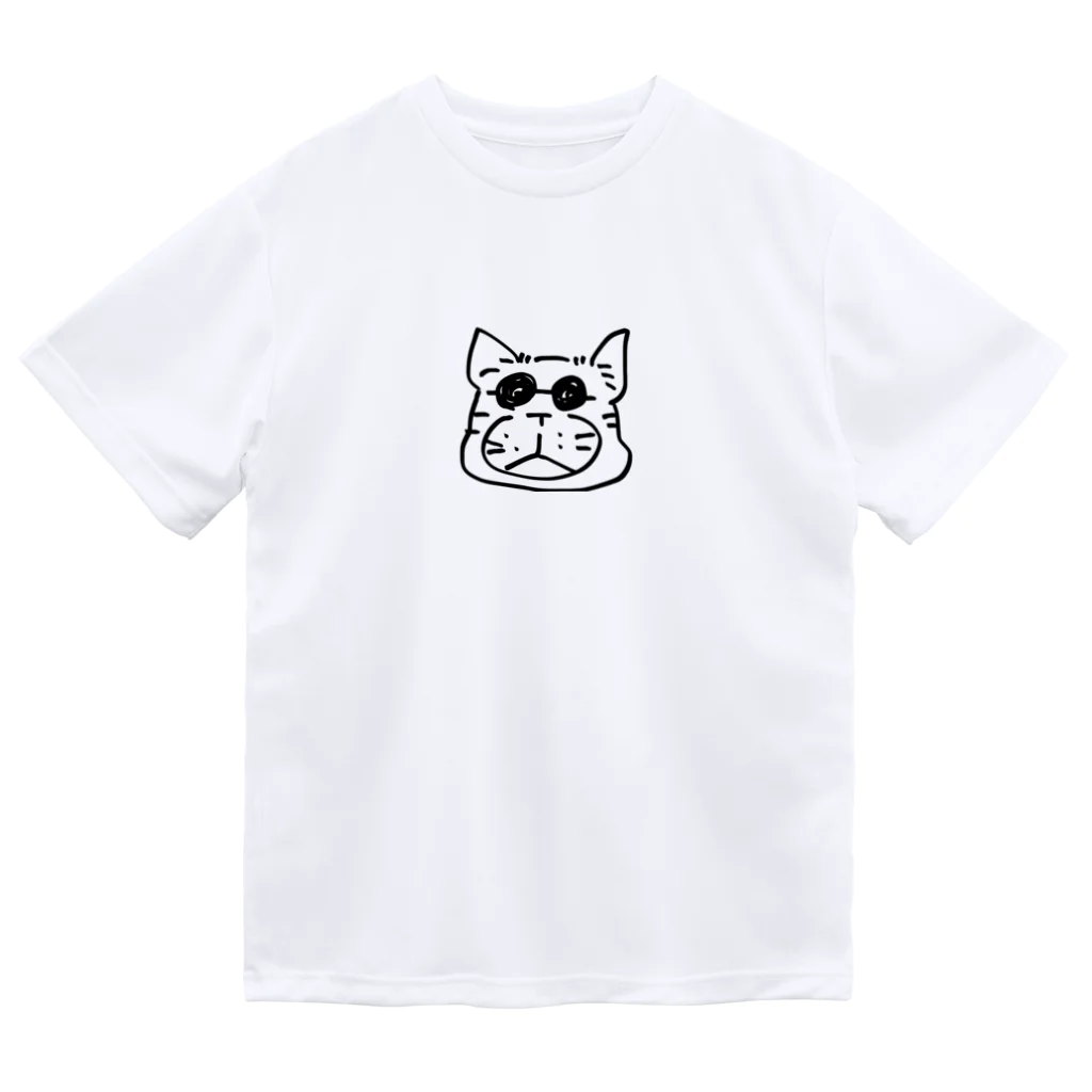 897.のグラサンねこ ドライTシャツ