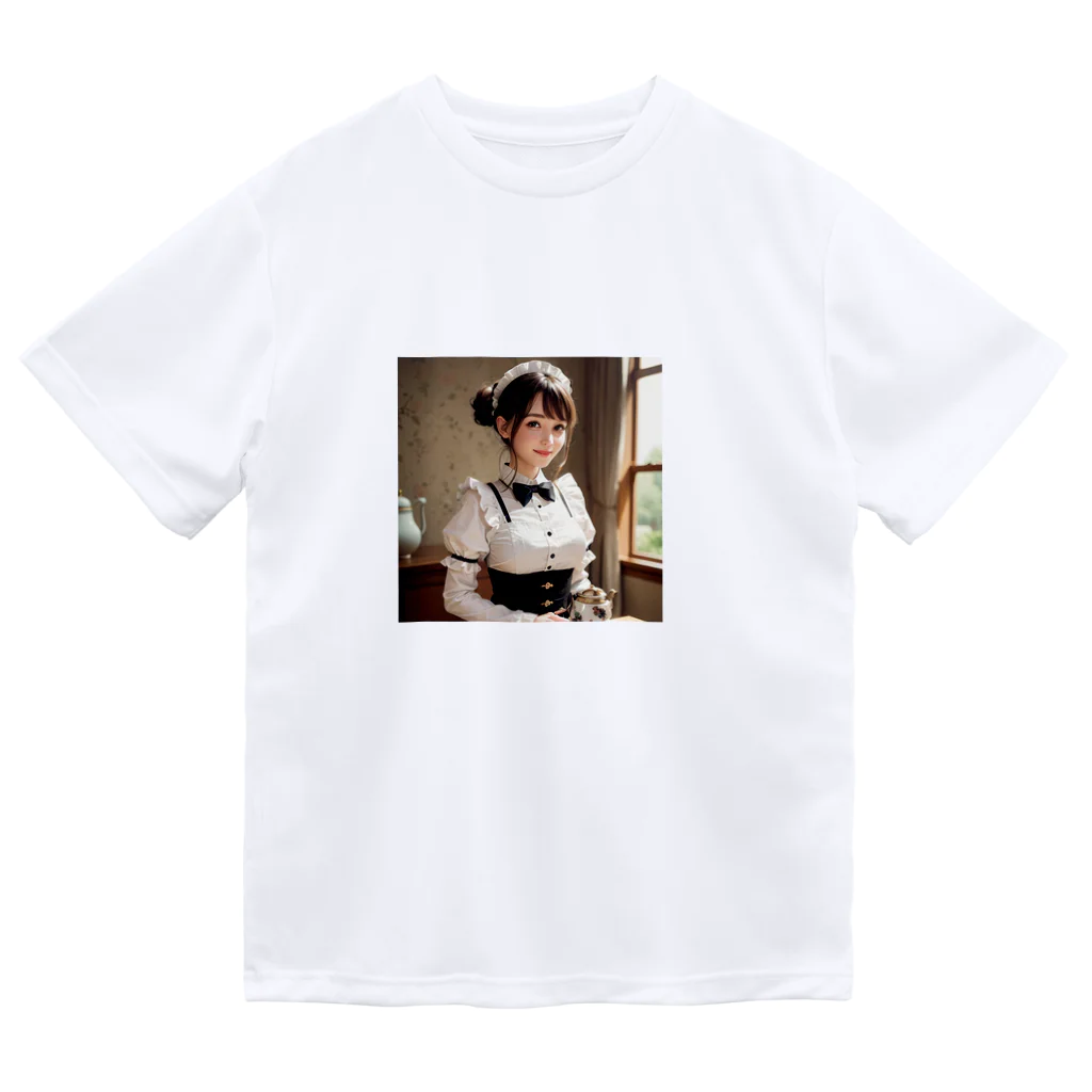 オリジナルグッズショップ KIJITORAのメイドさん Dry T-Shirt