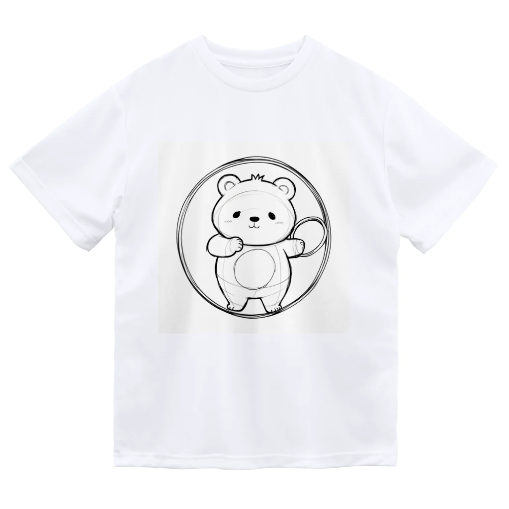 ganeshaのかわいいクマ ドライTシャツ