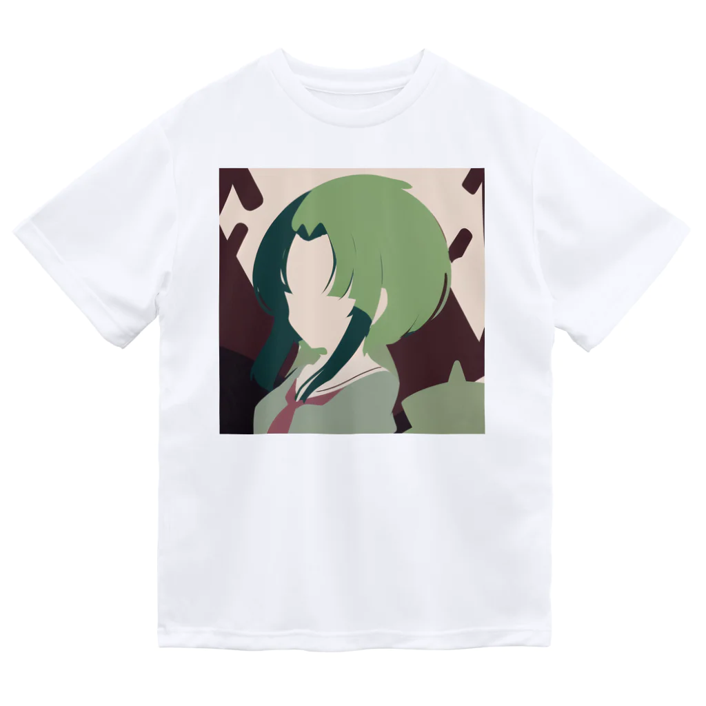 Riollaの緑の女の子 Dry T-Shirt