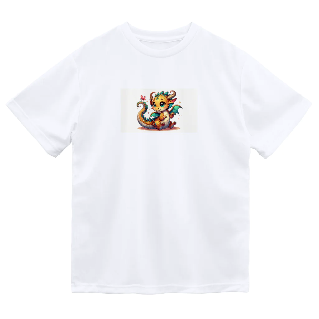 Jonnybanbanの可愛らしい龍の男の子 Dry T-Shirt