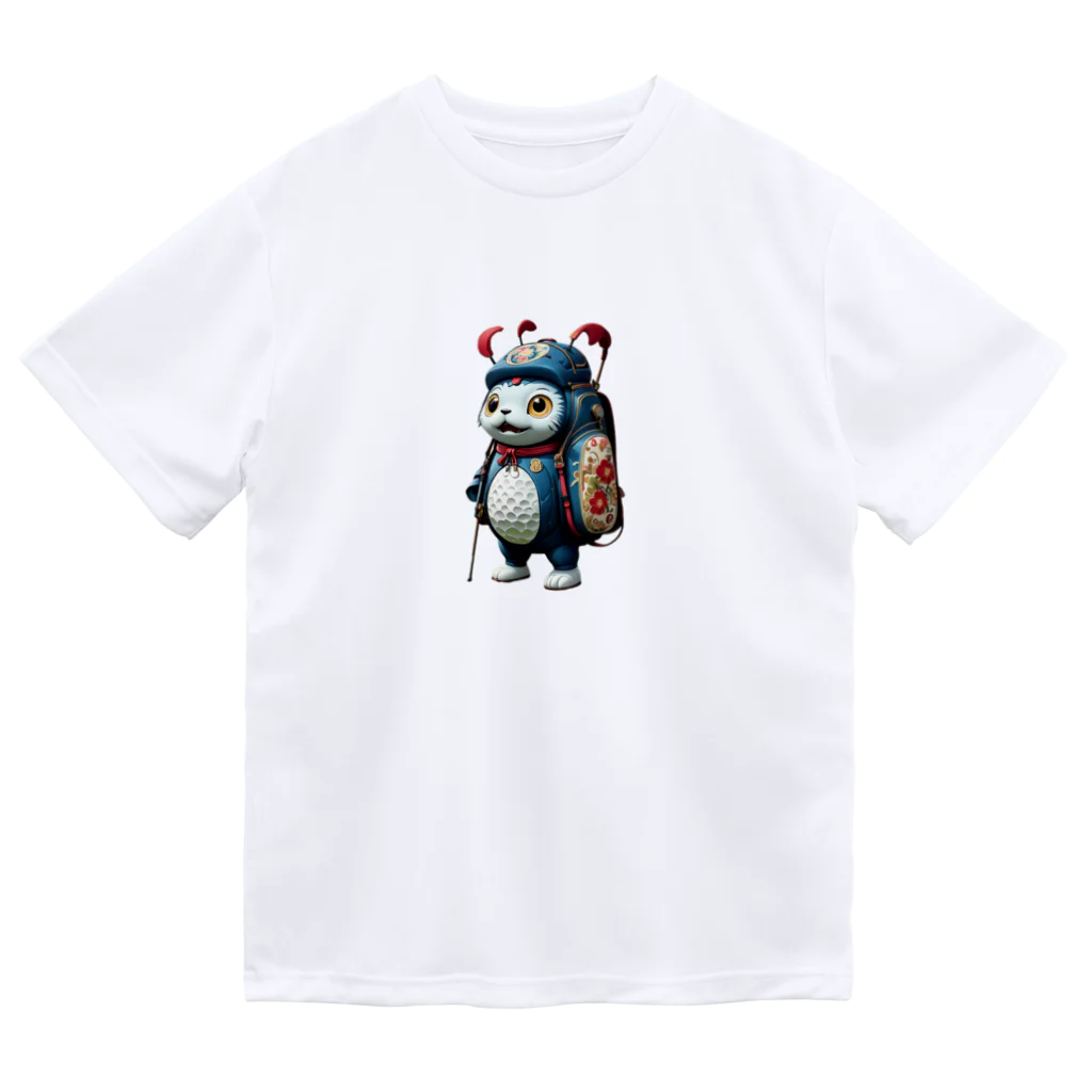 AI妖怪大図鑑のキャディバッグ妖怪　風太郎（ぷうだろう） Dry T-Shirt