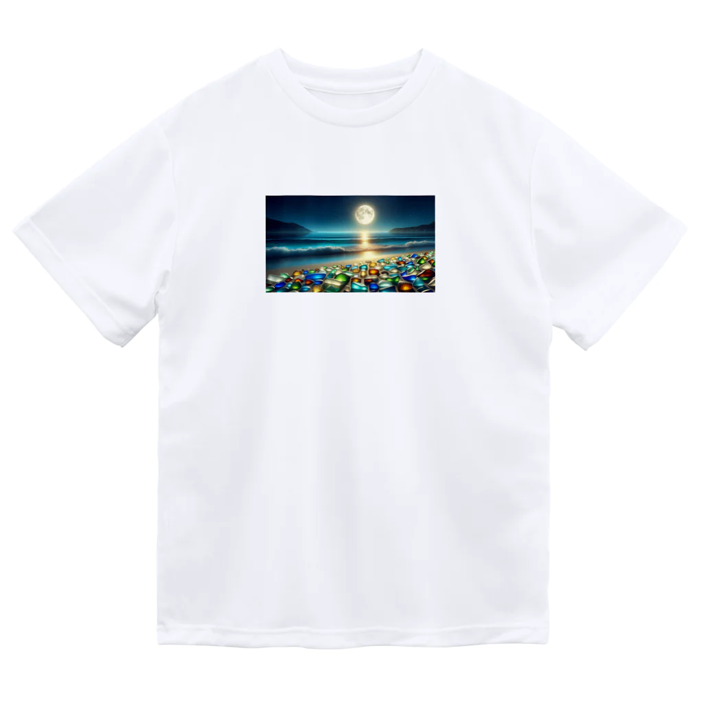 yunakiziの夜に輝くシーガラス Dry T-Shirt
