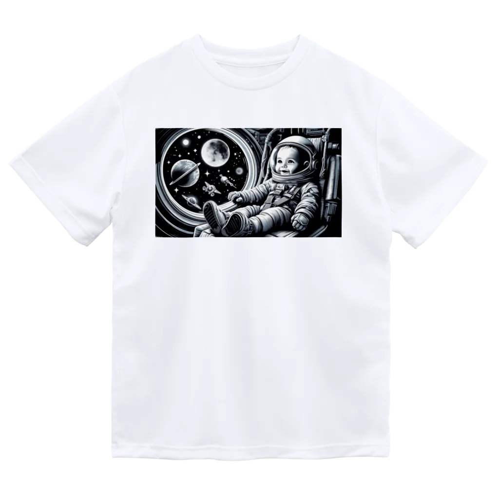 Chika Lewisの宇宙船に乗った赤ちゃん4 Dry T-Shirt