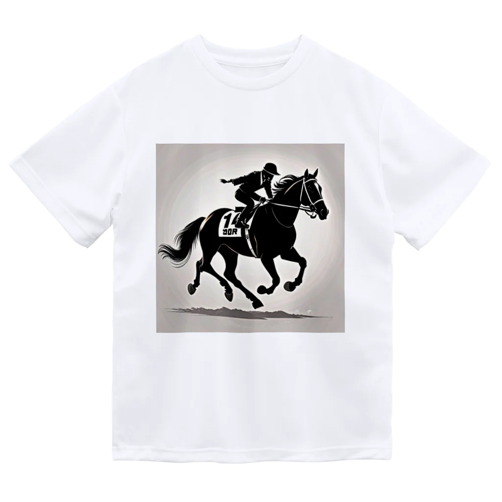 yu-zenの馬 Dry T-Shirt