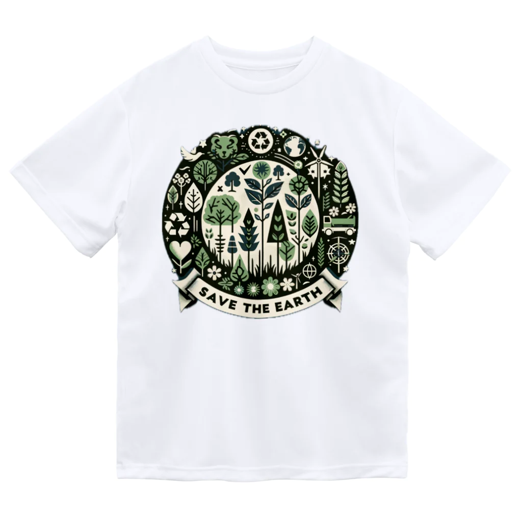 tau18のSAVE THE EARTH Dry T-Shirt