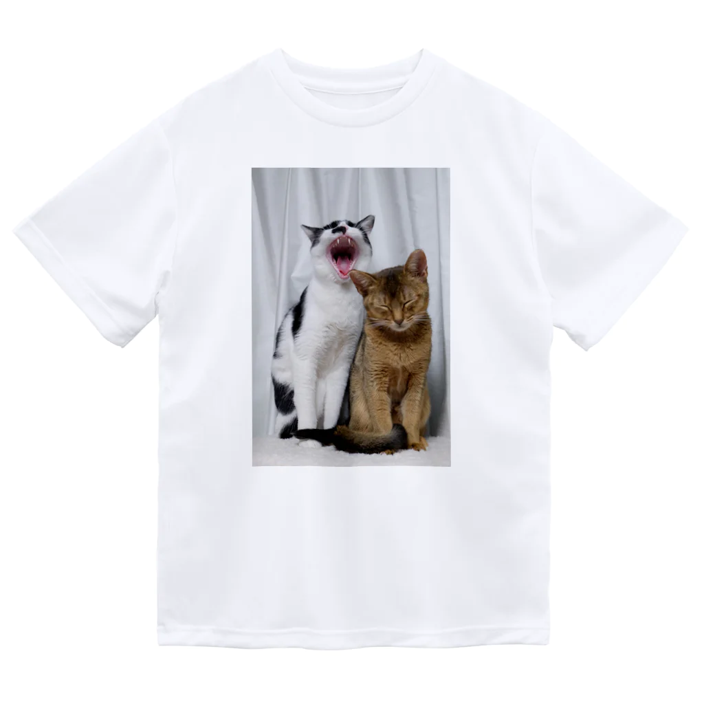 Aさん@😺里親募集中のあくびする猫 Dry T-Shirt