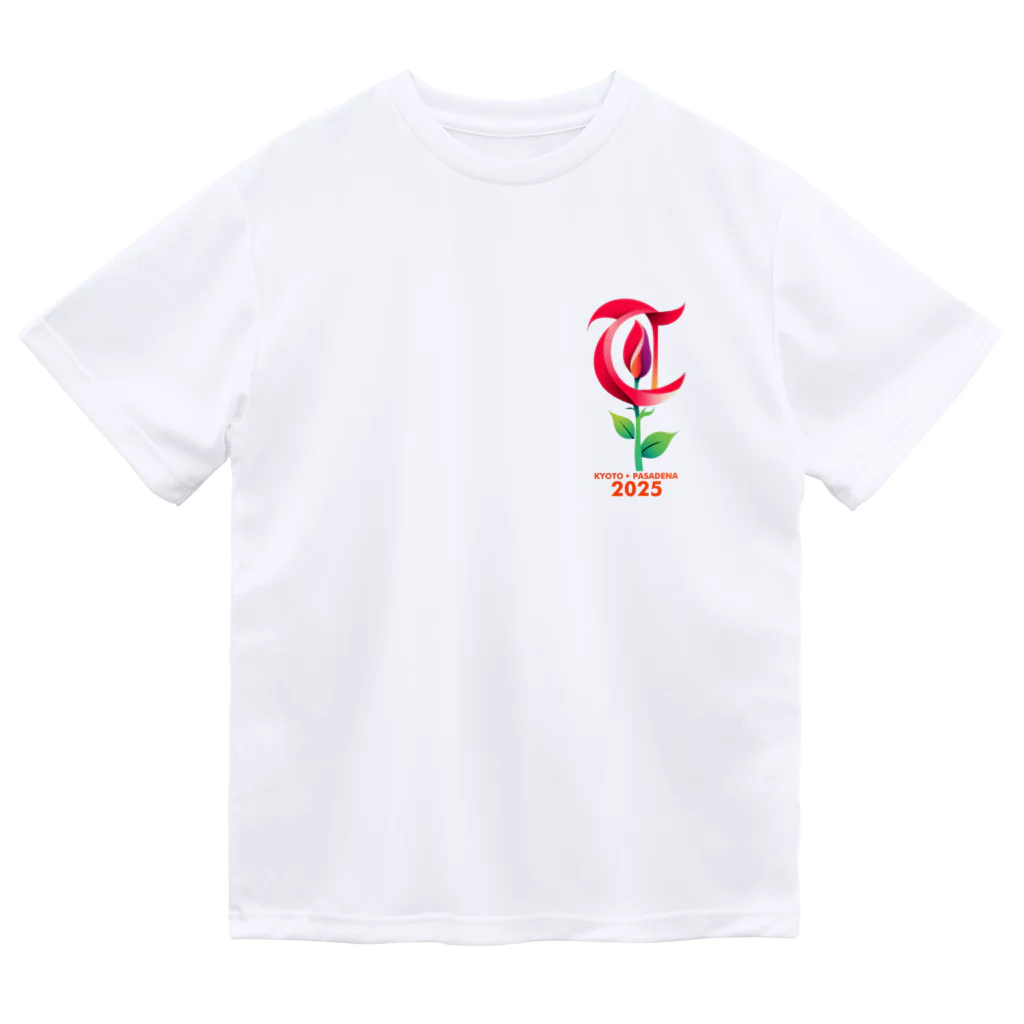 TEKINYANの薔薇のTマーク  Dry T-Shirt