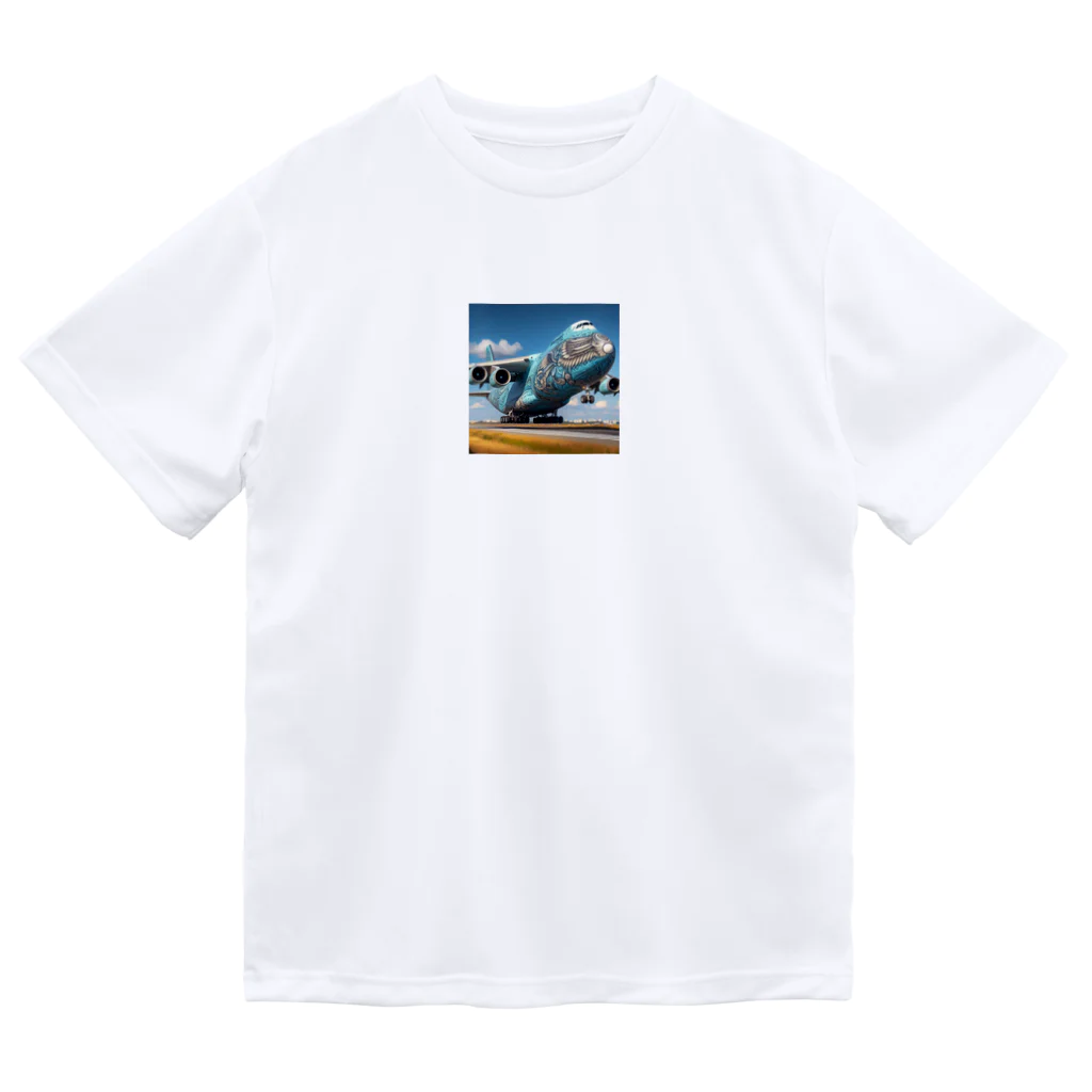HECreaterのアート貨物機 Dry T-Shirt