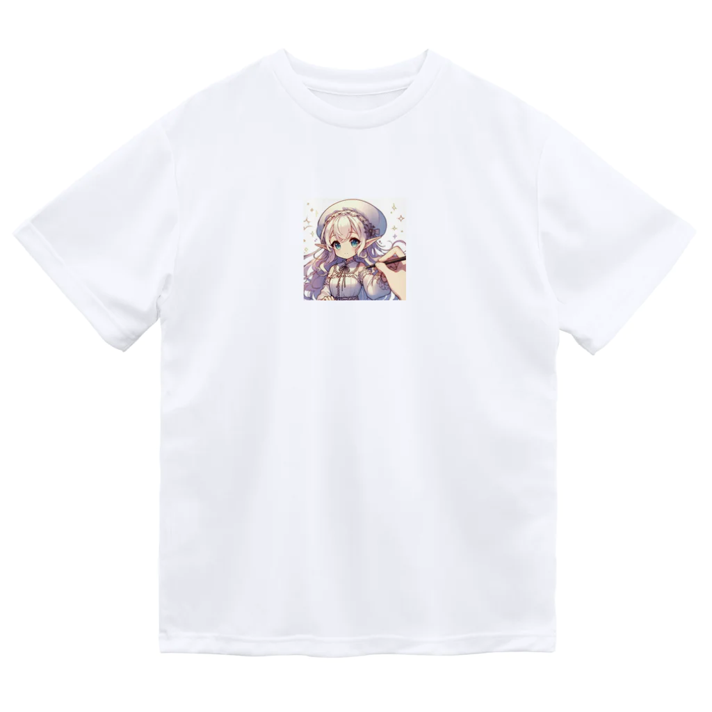 aaammmamのエルフ　美少女　漫画　アニメ ドライTシャツ