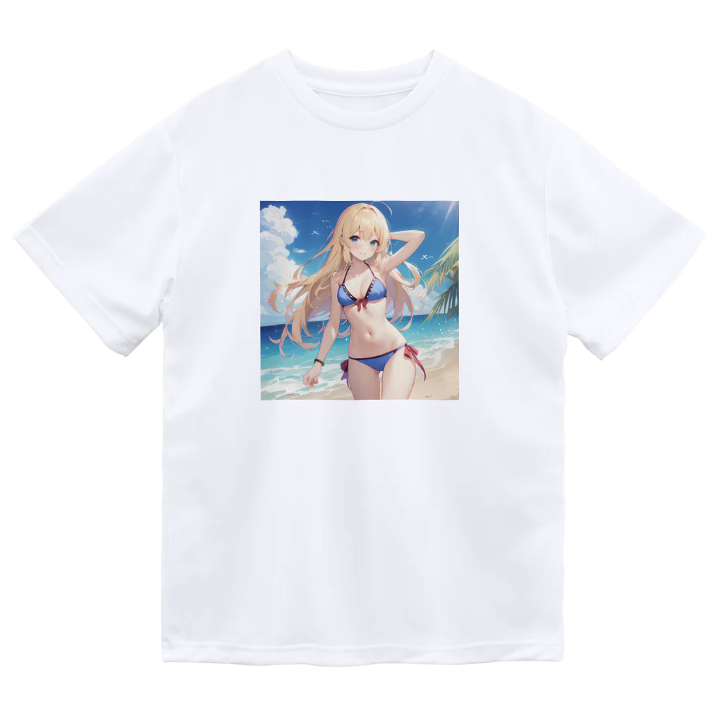 character itemsの金髪水着キャラグッツ ドライTシャツ