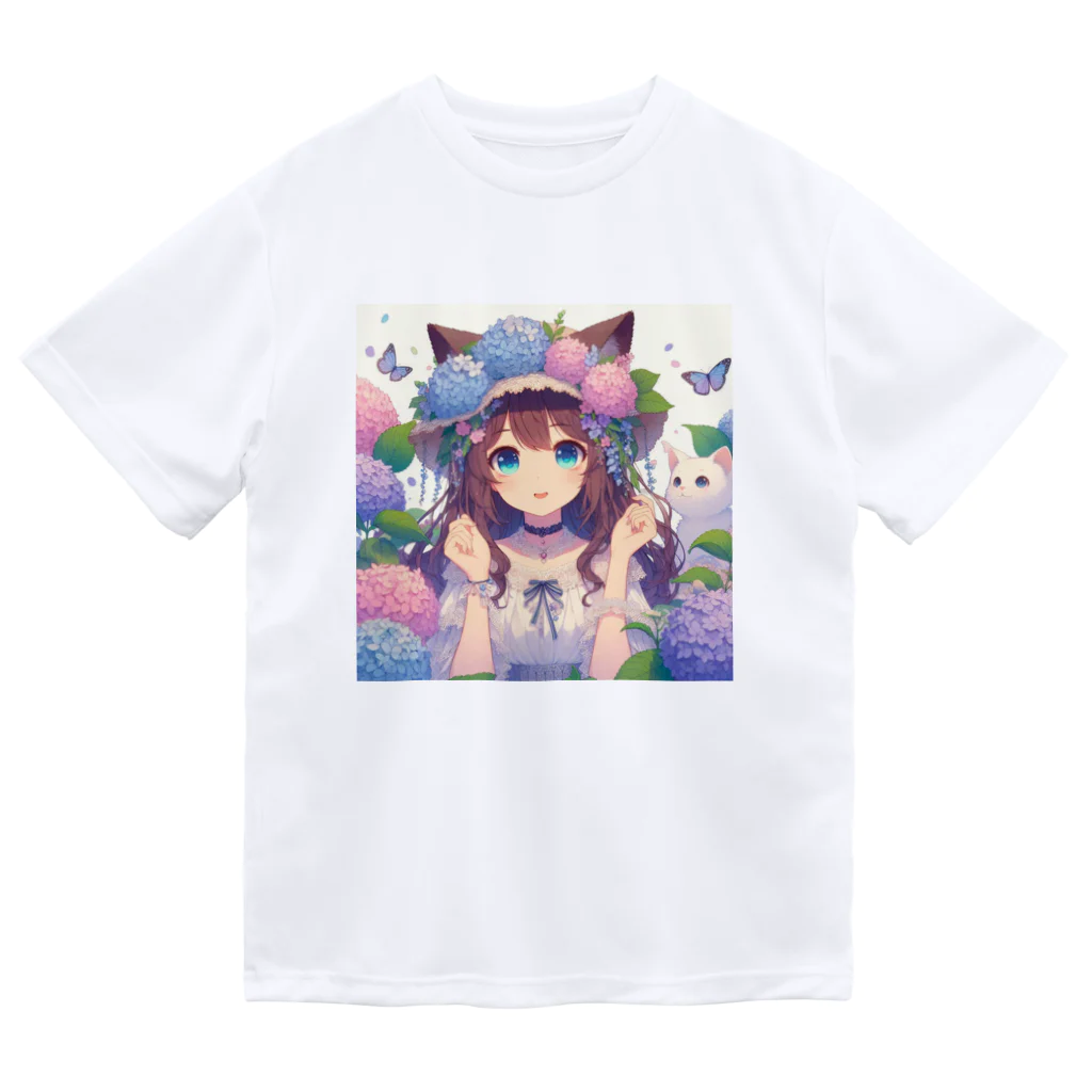 yos-1292583のねこニコばん Dry T-Shirt