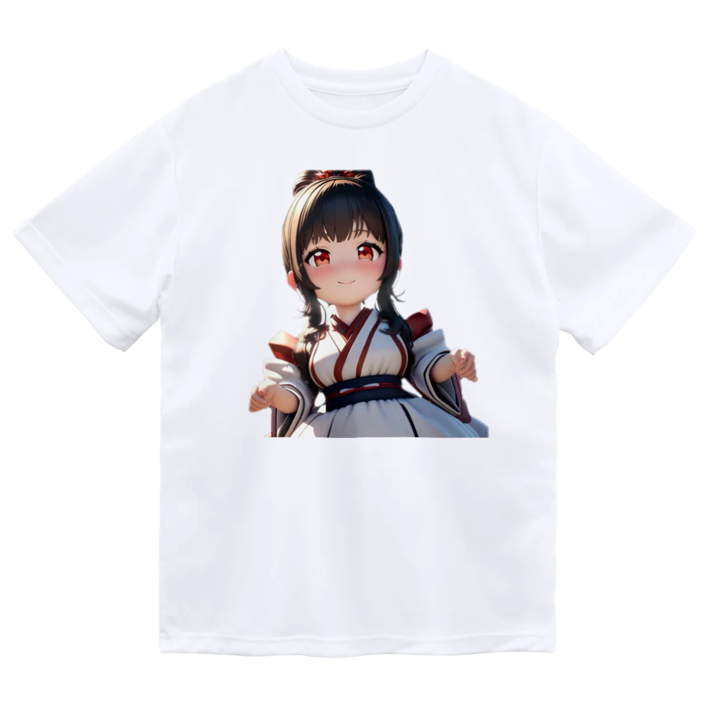 studio AzurのArca 幼い頃のサムライ娘 ドライTシャツ