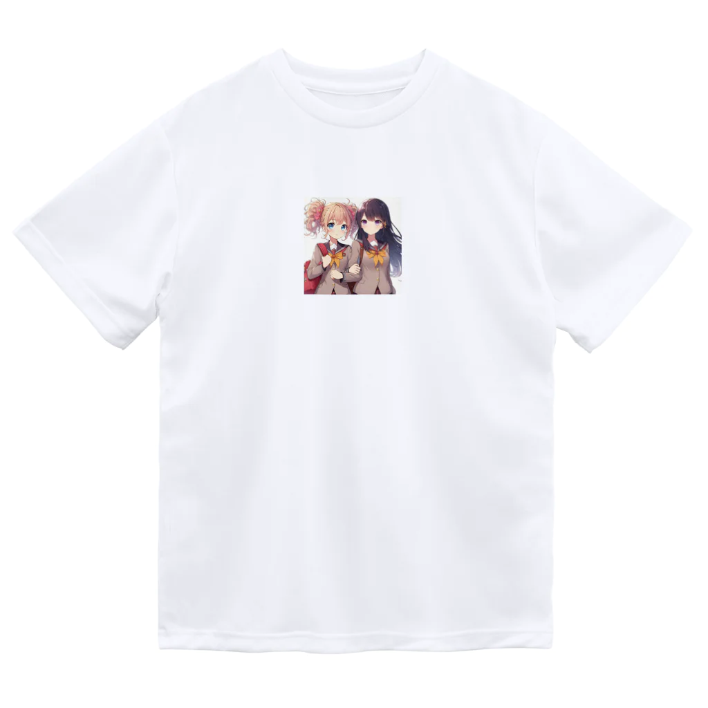 SWQAの二人とjkたち ドライTシャツ