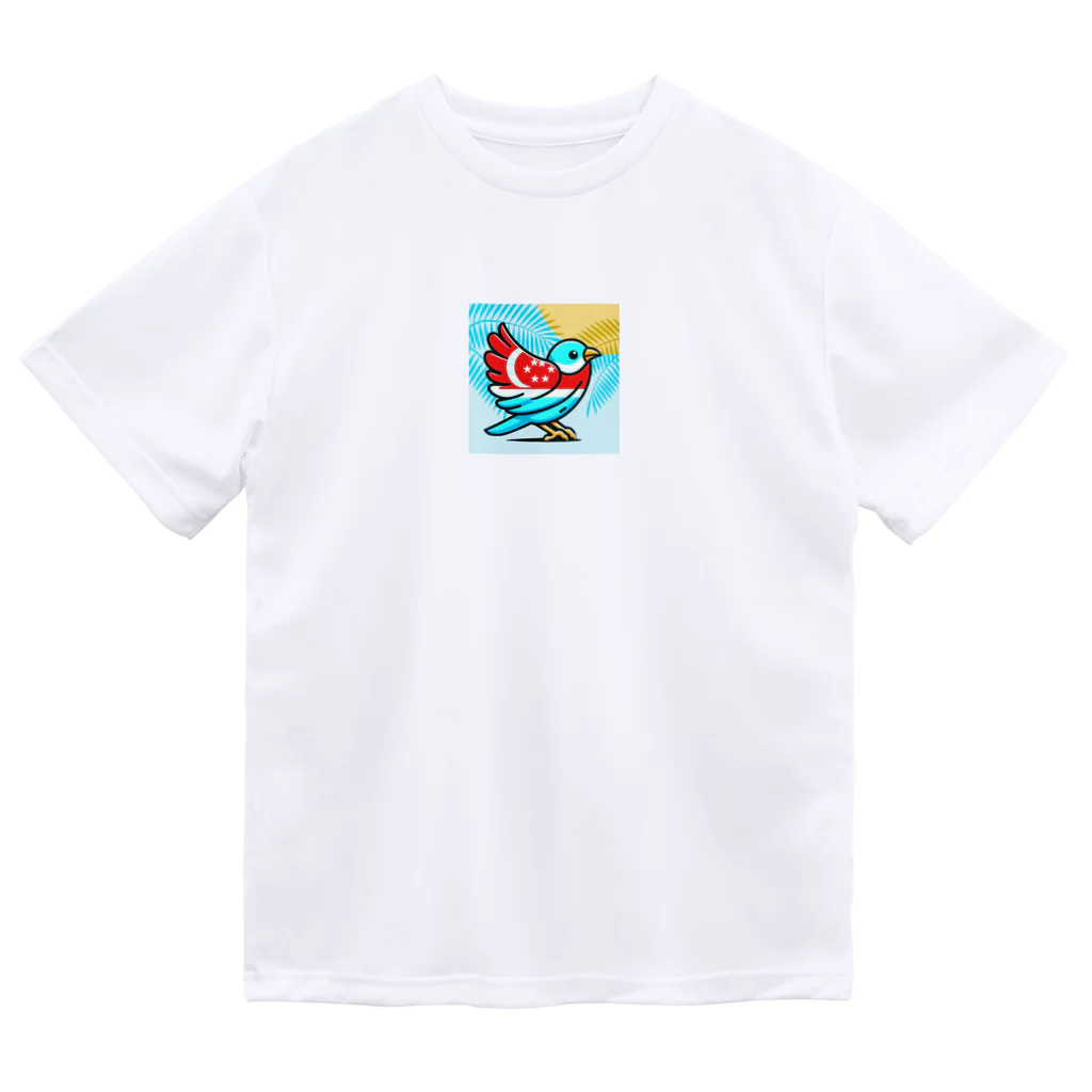 bugisショップの煌めくトロピカルバード🐦️ Dry T-Shirt