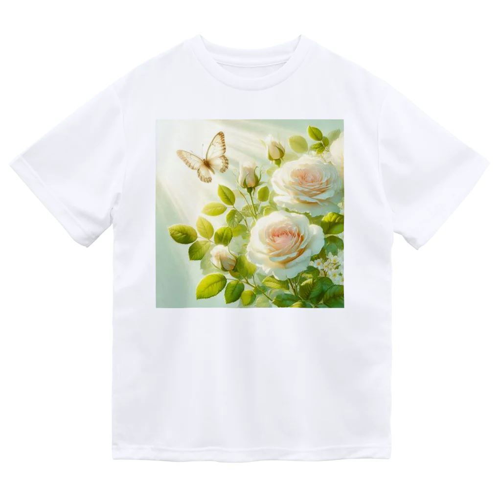 Rパンダ屋の「白薔薇」グッズ Dry T-Shirt