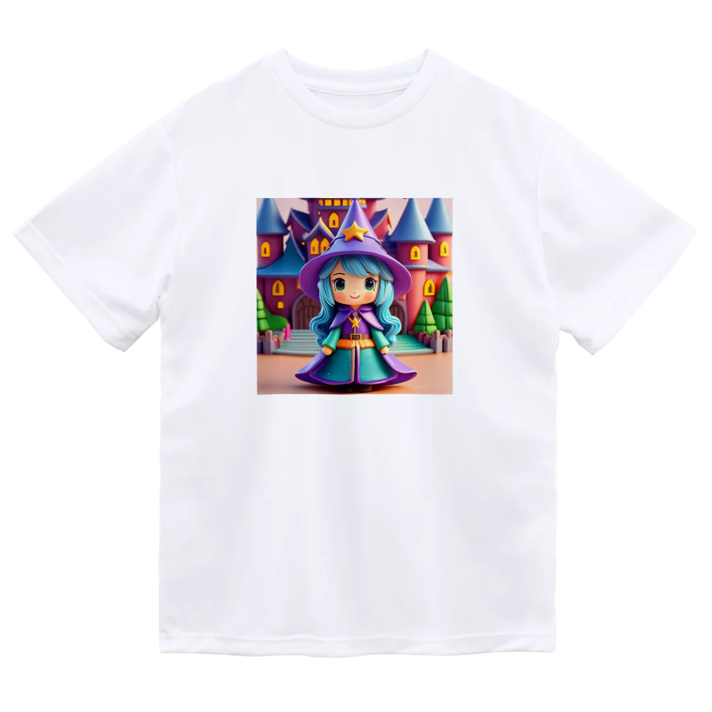 chan-takehaniの魔法の城の小さな魔女 ドライTシャツ