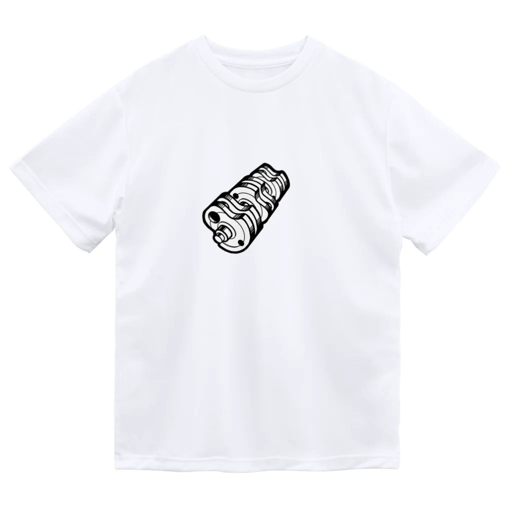 KAKUNIN TECH WEARABLEのCrankshaft Simple　（クランクシャフト_シンプル） ドライTシャツ